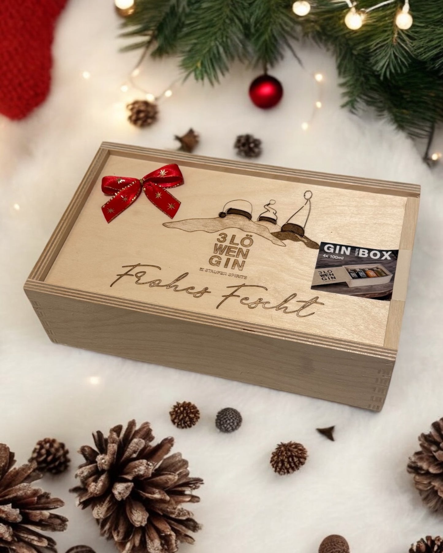 3LöwenGin "Geschenkbox Quartett"