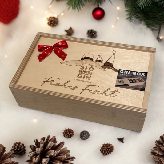 3LöwenGin "Geschenkbox Quartett"