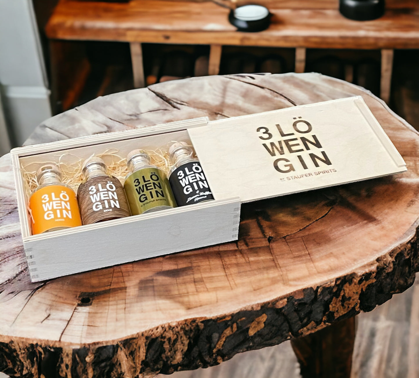 3LöwenGin "Geschenkbox Quartett"