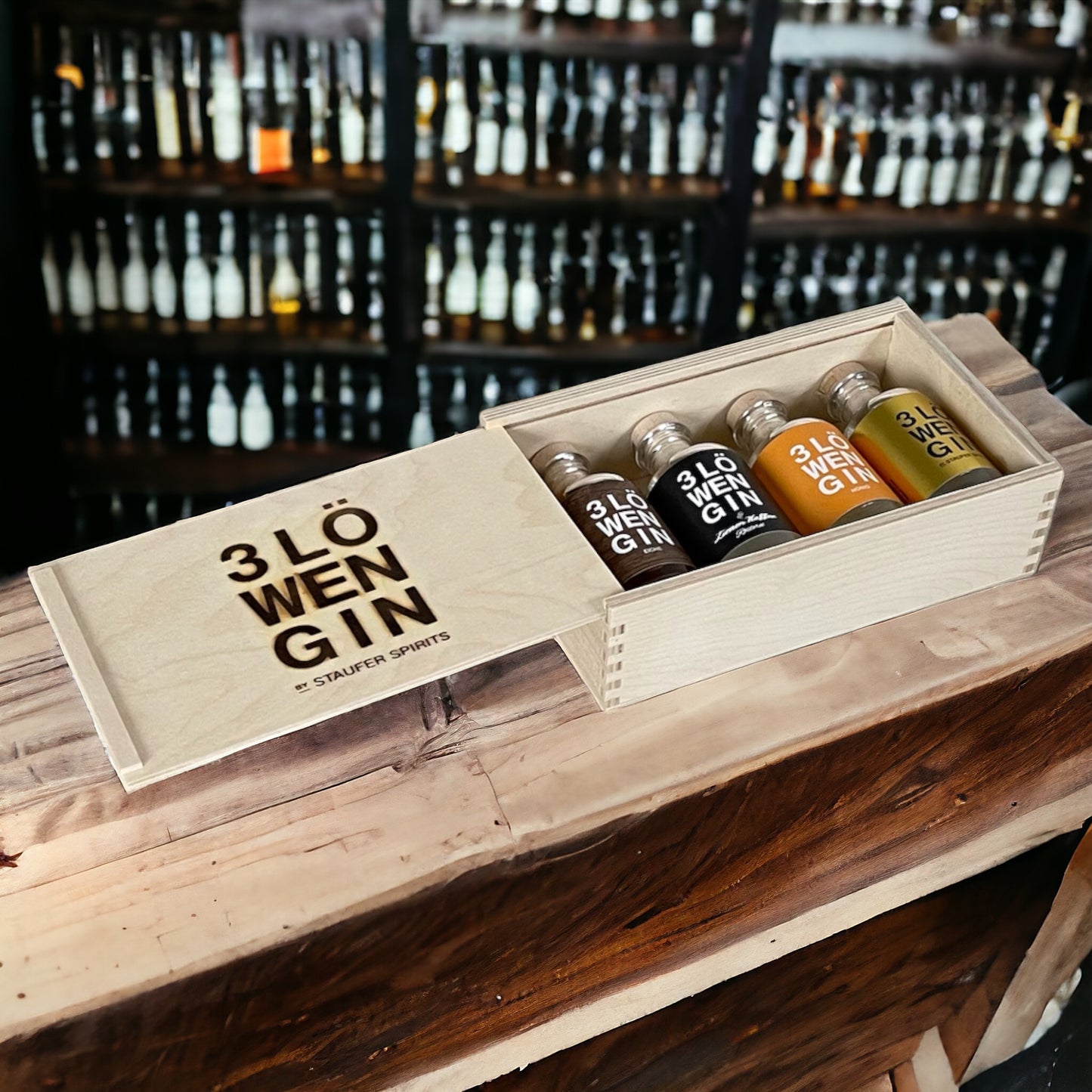 3LöwenGin "Geschenkbox Quartett"