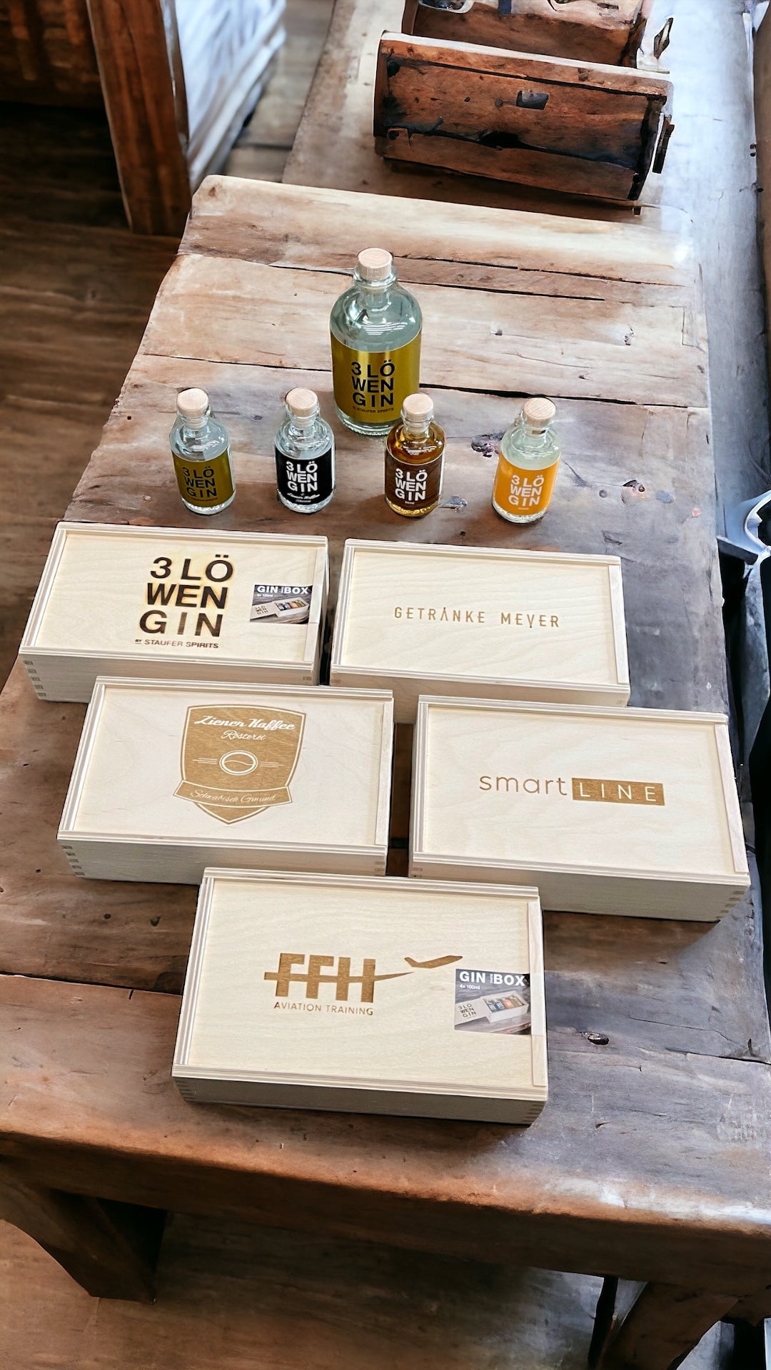3LöwenGin "Geschenkbox Quartett"